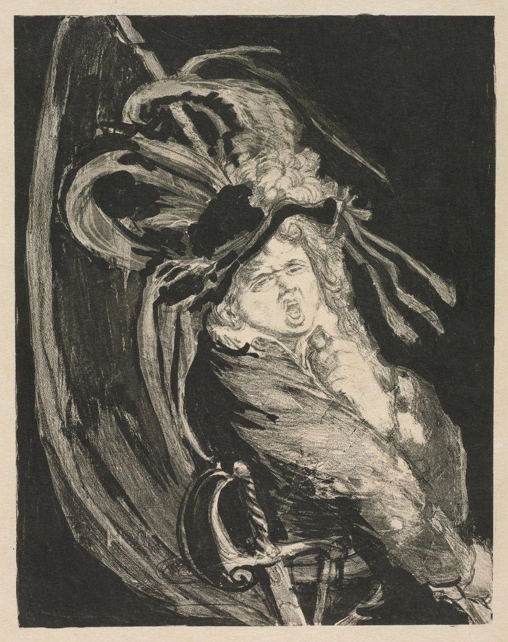 Fanebärare, 1893. av Henri de Groux