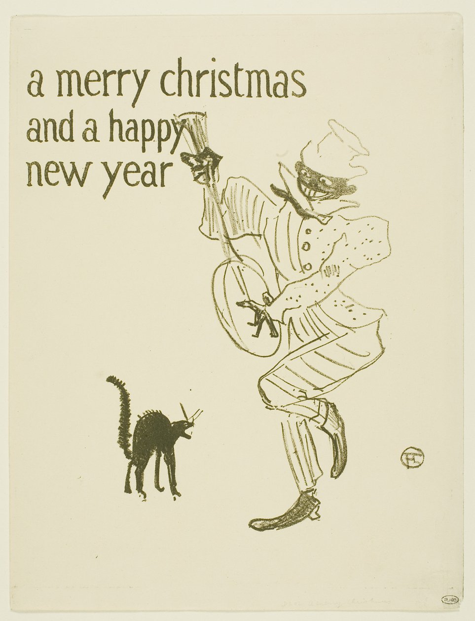 En god jul av Henri de Toulouse-Lautrec