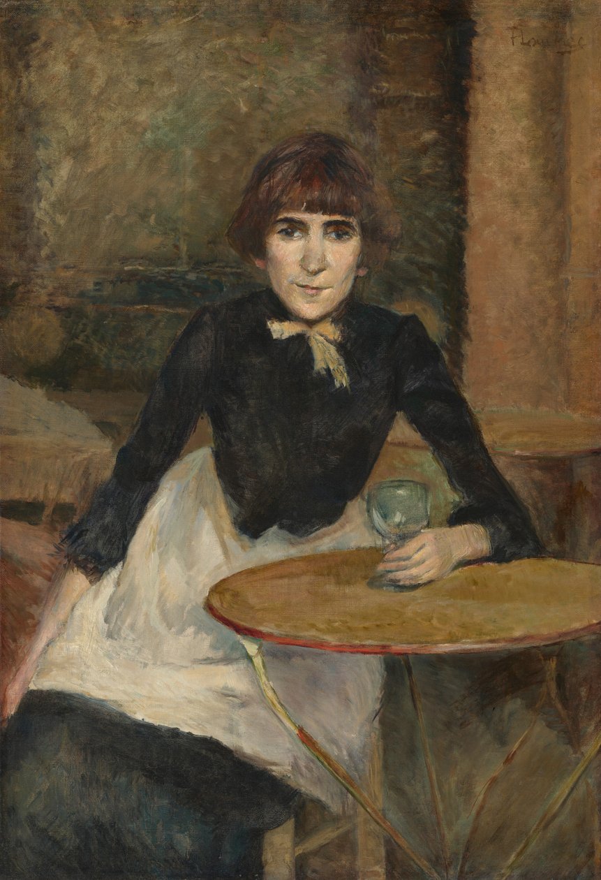 Vid Bastillen (Jeanne Wenz) av Henri de Toulouse-Lautrec