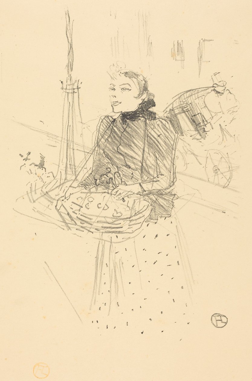 Köp mina vackra violer av Henri de Toulouse-Lautrec