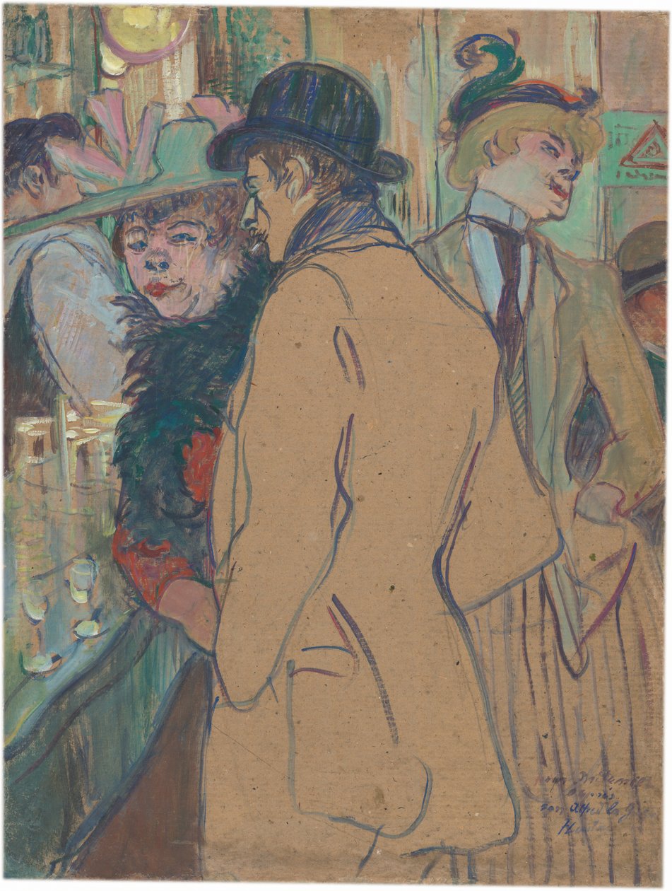 Alfred la Guigne av Henri de Toulouse-Lautrec