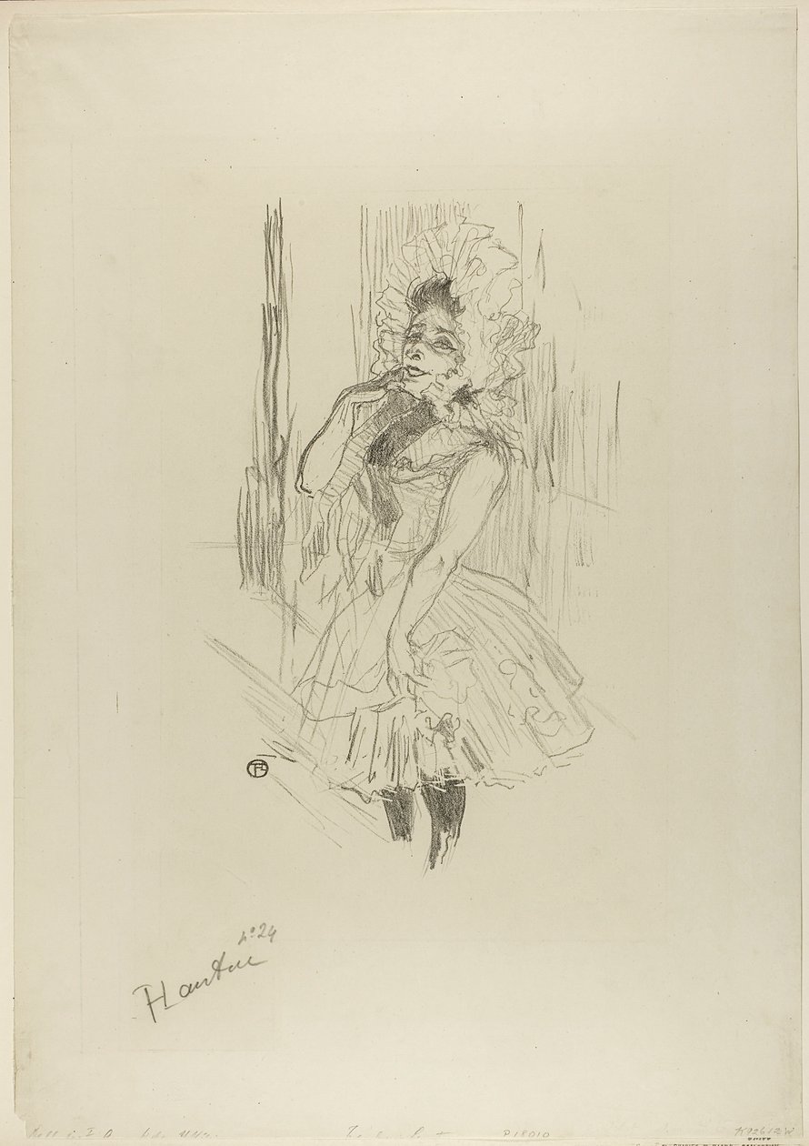 Anna Held, i Alla dessa damer på teatern av Henri de Toulouse-Lautrec