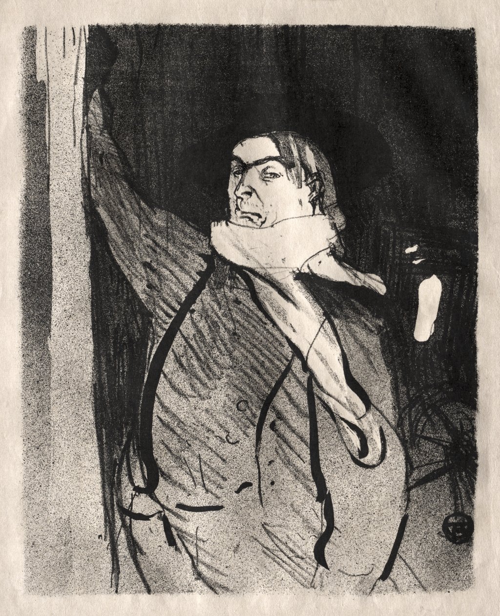 Aristide Bruant av Henri de Toulouse-Lautrec