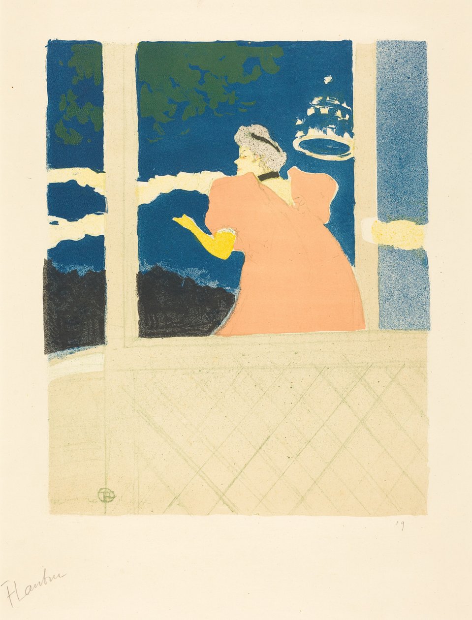 På Ambassadeurs av Henri de Toulouse-Lautrec