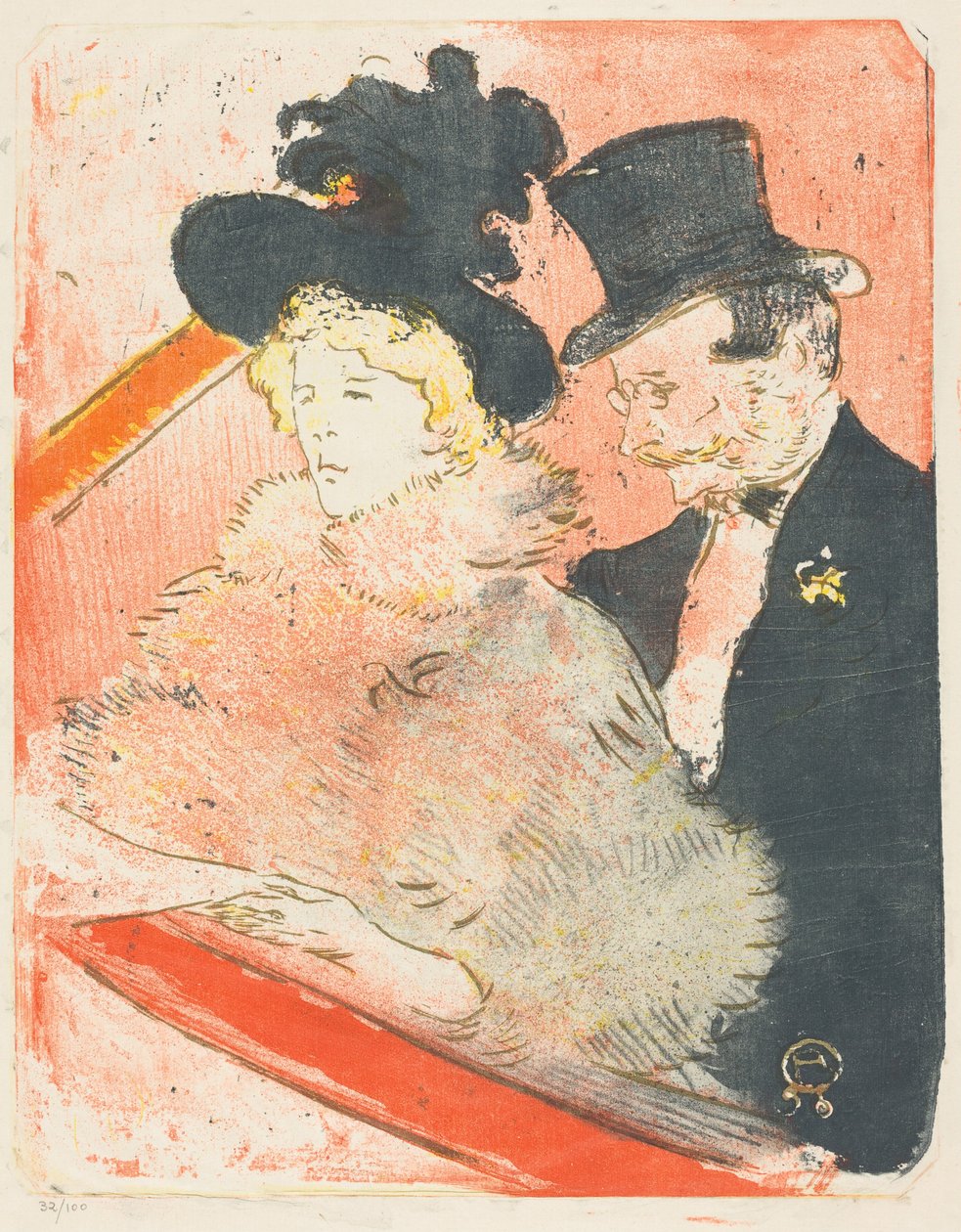 På konserten av Henri de Toulouse-Lautrec
