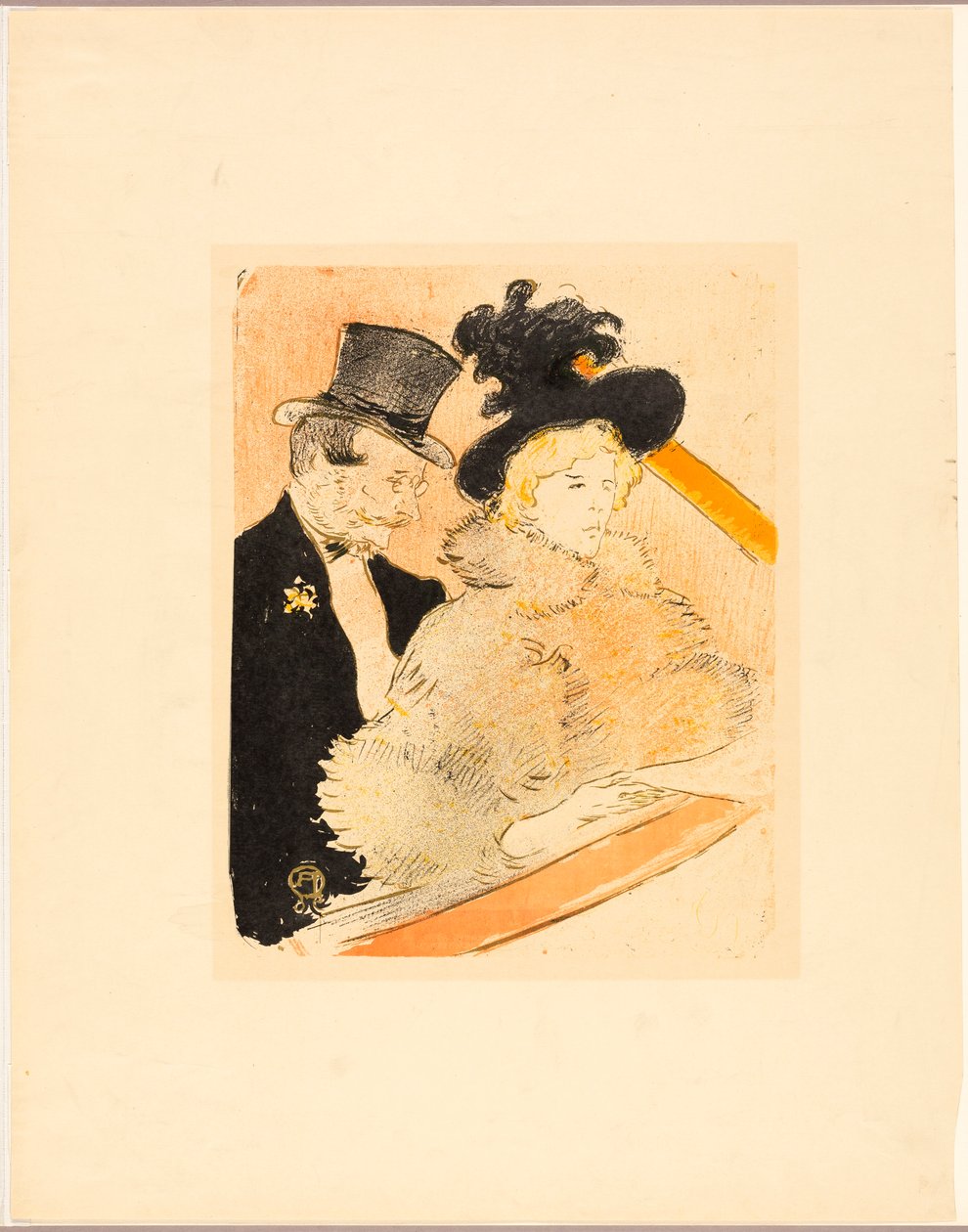 På konserten av Henri de Toulouse-Lautrec
