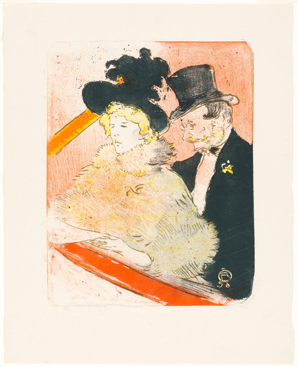 På konserten av Henri de Toulouse-Lautrec