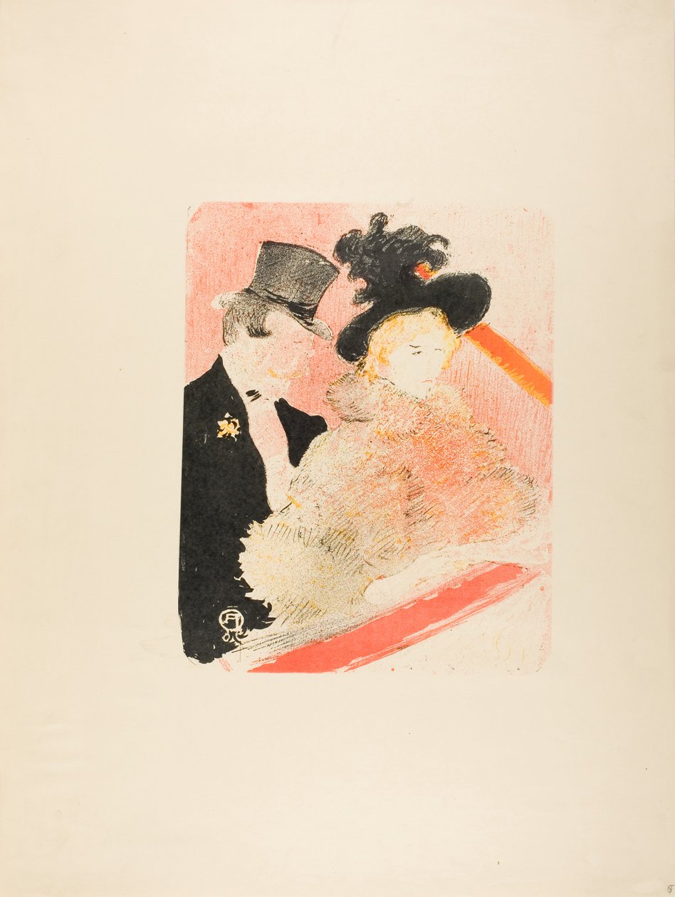 På konserten av Henri de Toulouse-Lautrec
