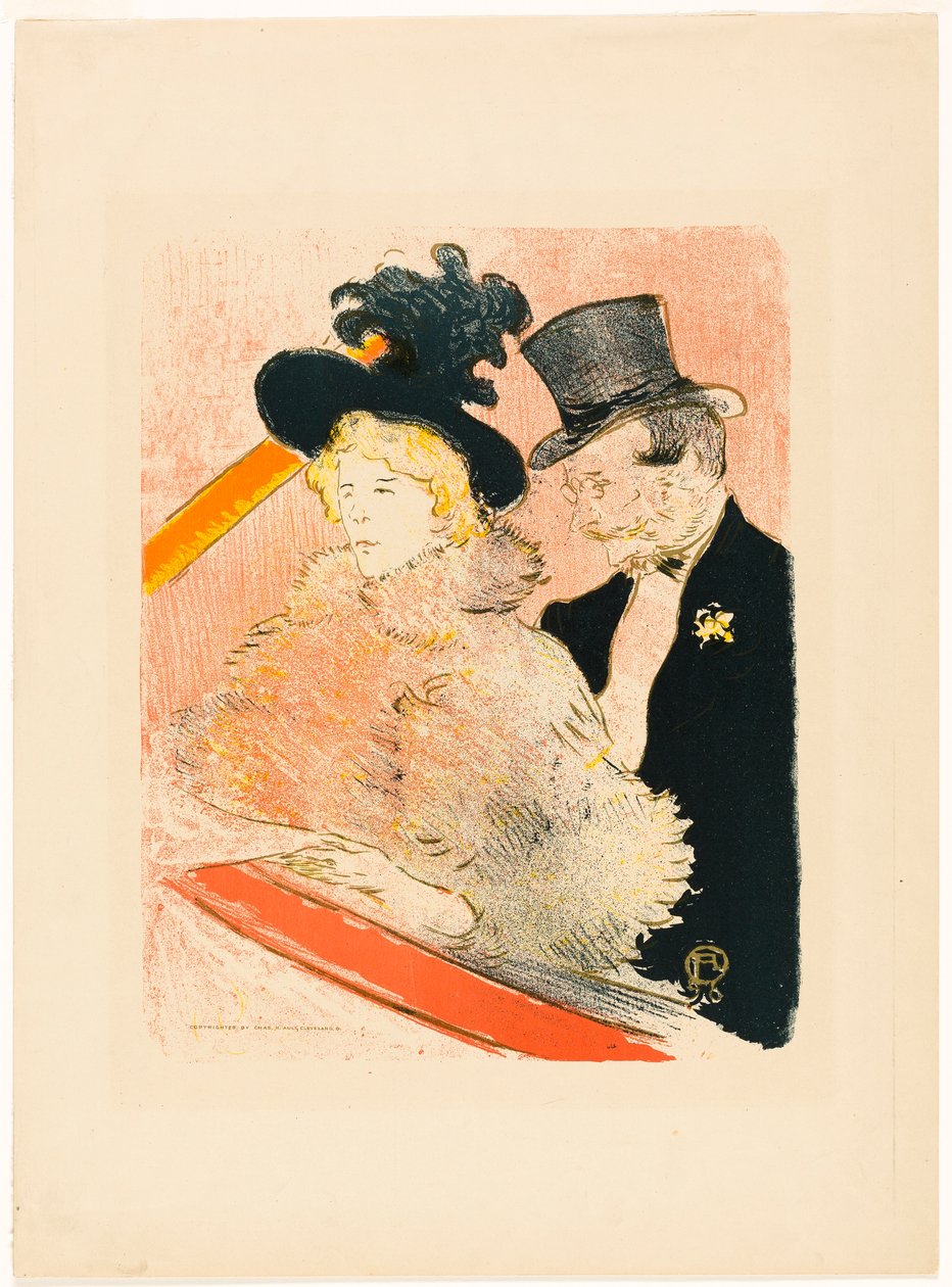 På konserten av Henri de Toulouse-Lautrec