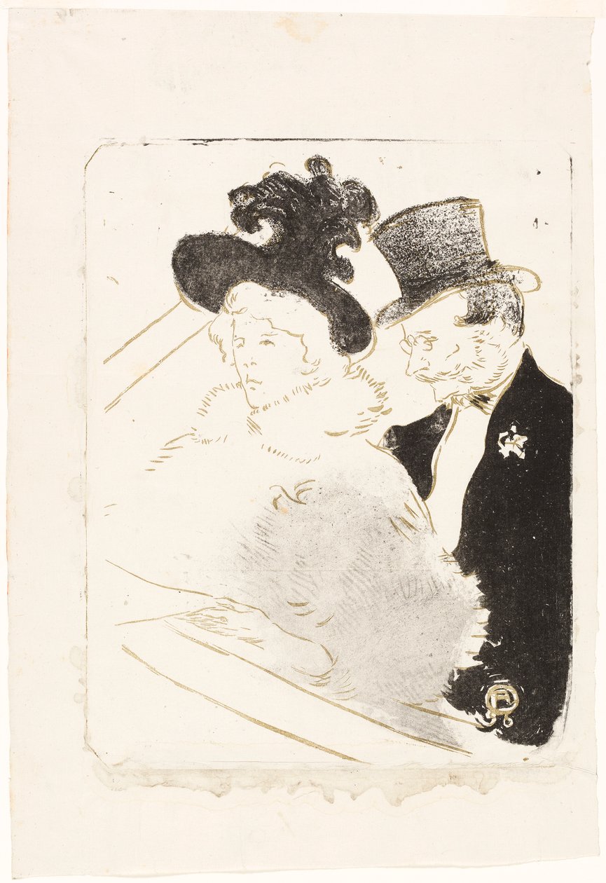 På konserten av Henri de Toulouse-Lautrec