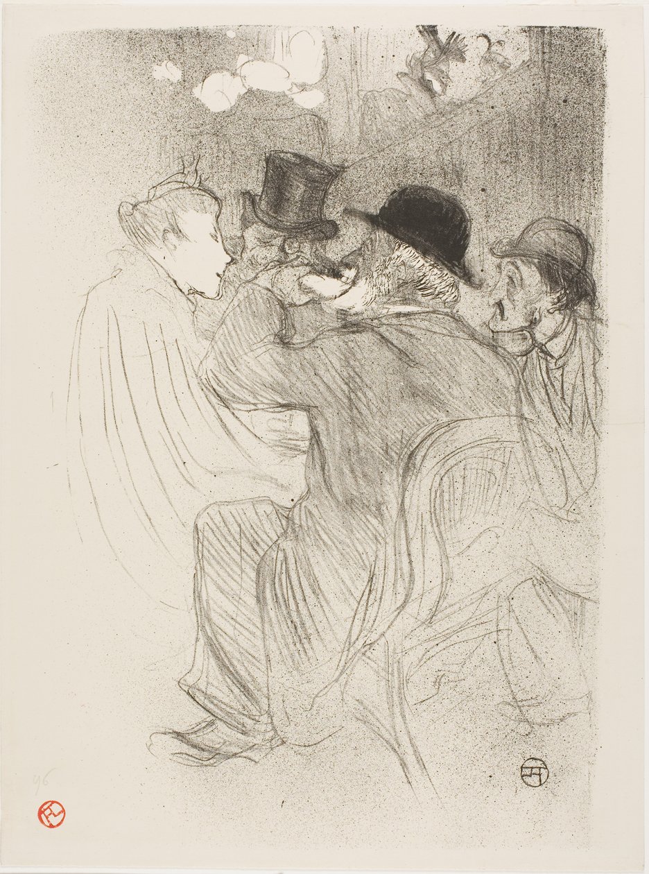 På Moulin Rouge: A Rude! En riktig oförskämd! av Henri de Toulouse-Lautrec