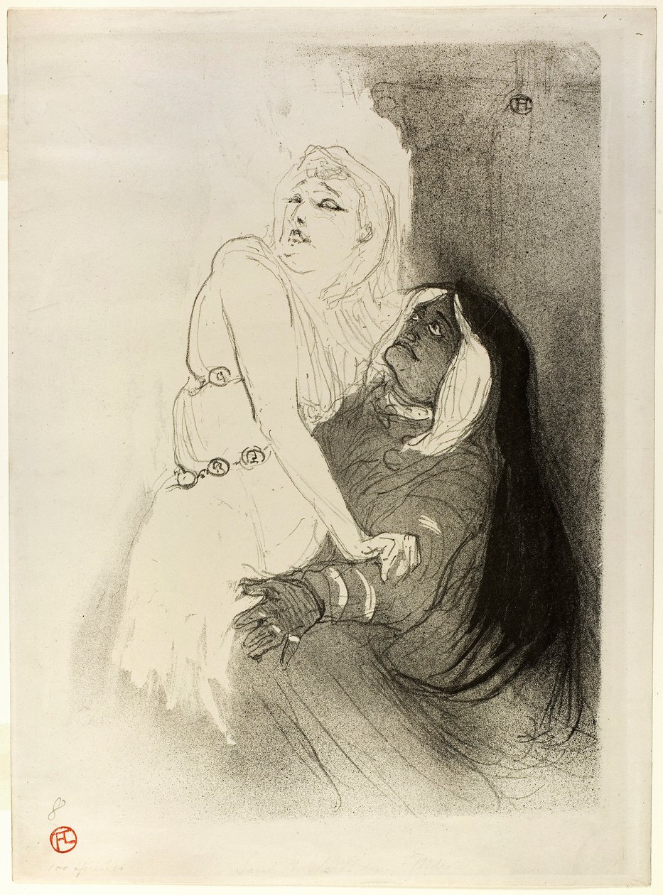På renässansen: Sarah Bernhardt i Phèdre av Henri de Toulouse-Lautrec