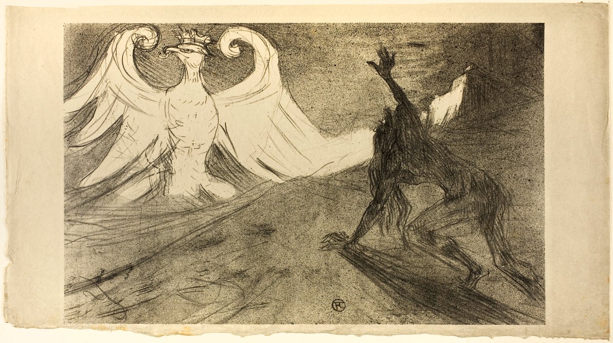 Vid foten av Sinai, Rejected Cover av Henri de Toulouse-Lautrec