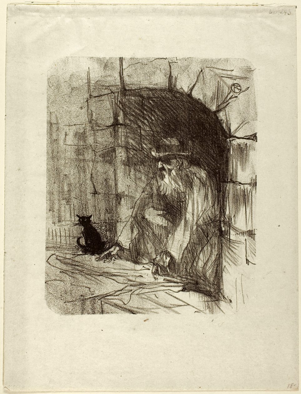 Bakrummet i en butik i Krakow, från Au Pied du Sinaï av Henri de Toulouse-Lautrec