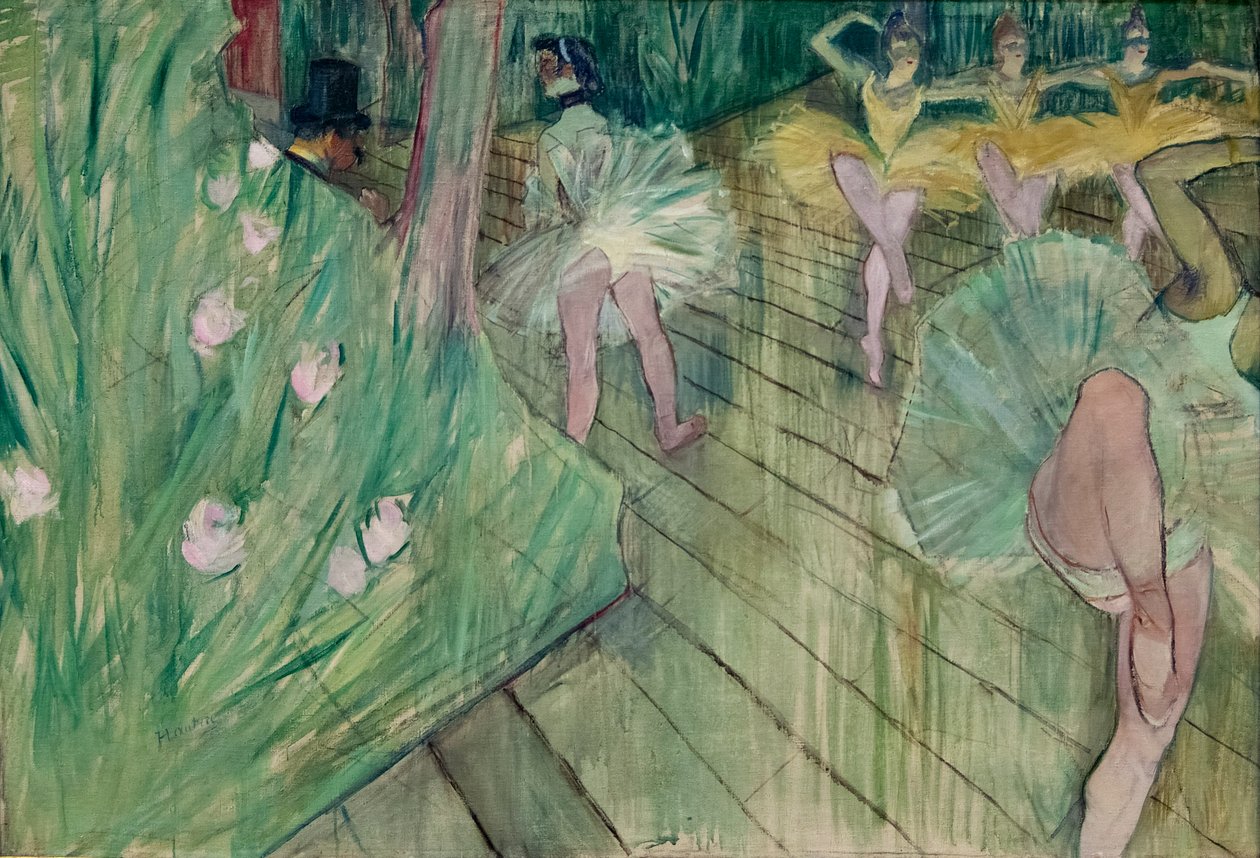 Balettscen av Henri de Toulouse Lautrec