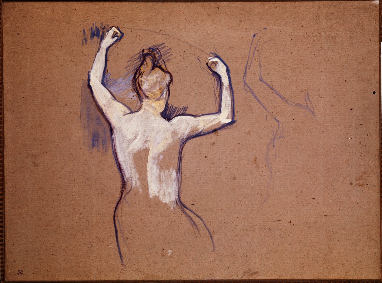 Ballet de Papa Chrysanthme (Studie för en av de utvalda dansarna) av Henri de Toulouse Lautrec