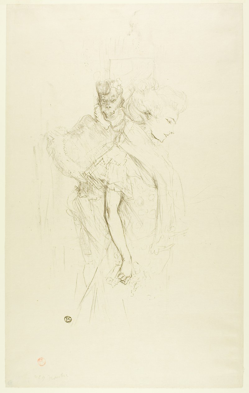 Vit och svart av Henri de Toulouse-Lautrec