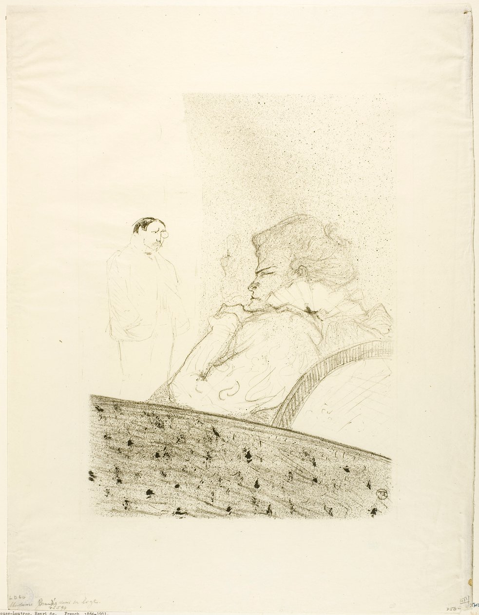 Brandès i sin låda av Henri de Toulouse-Lautrec