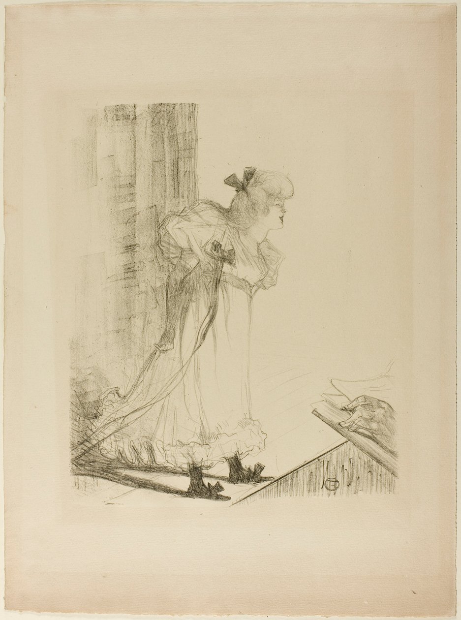 Cabaretsångare av Henri de Toulouse-Lautrec