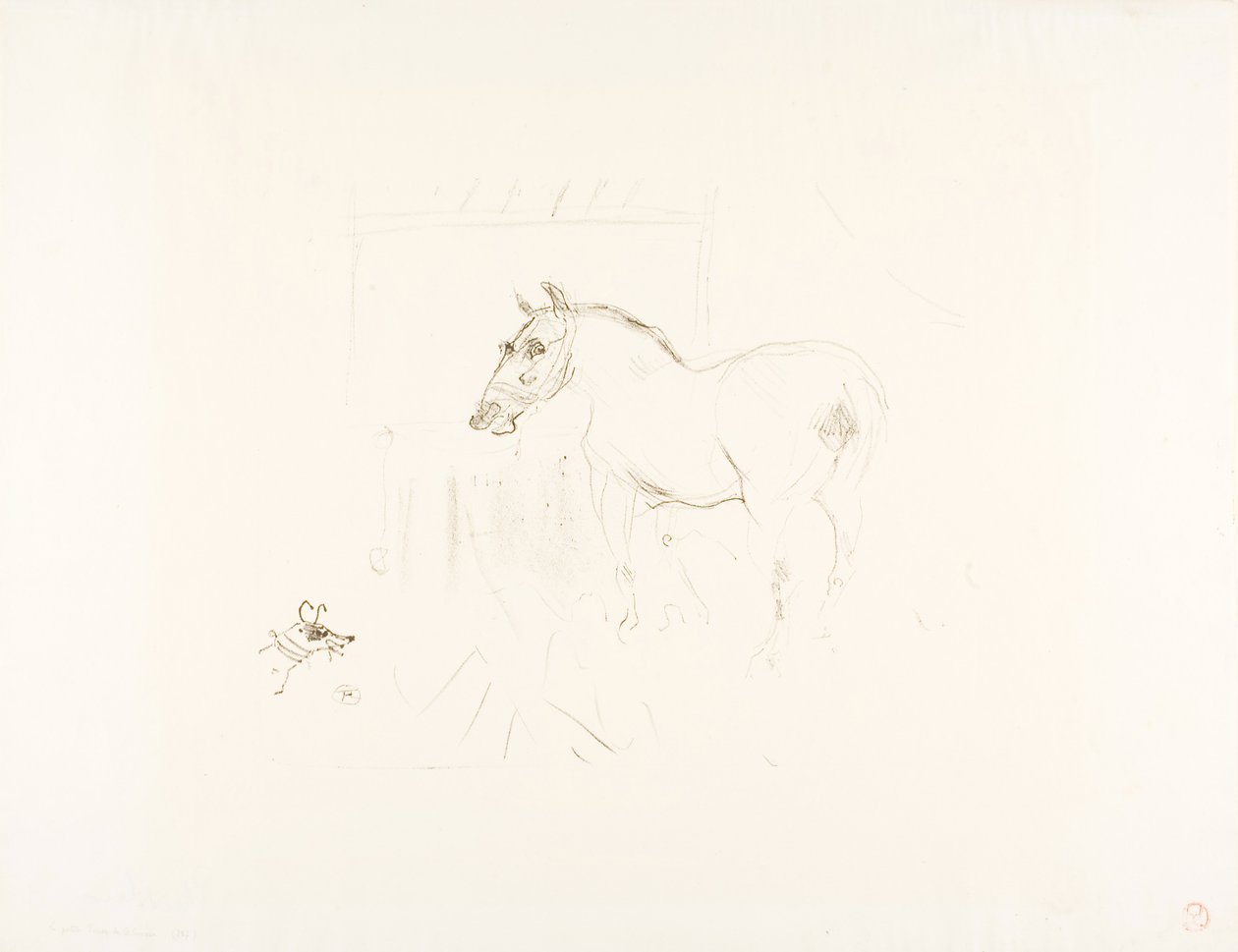Calmèses lilla ponny av Henri de Toulouse-Lautrec