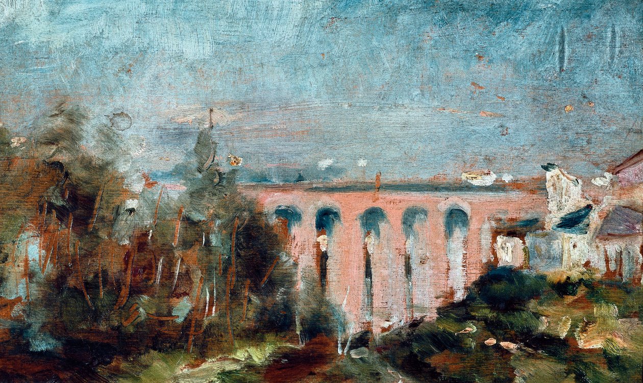 Castelviel viadukt i Albi av Henri de Toulouse Lautrec