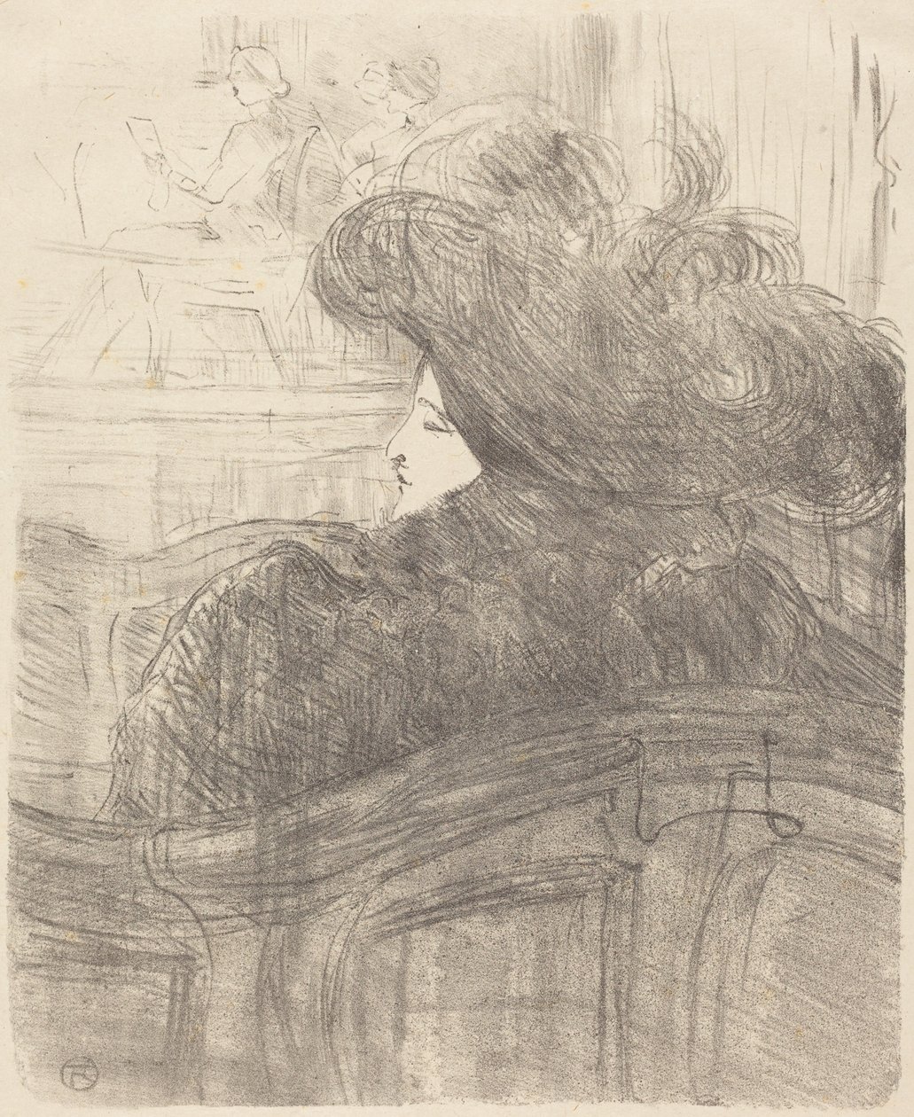 Cleo de Merode av Henri de Toulouse-Lautrec