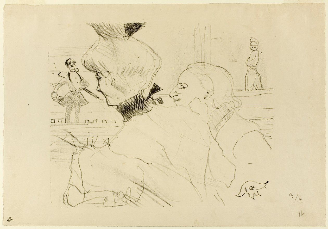 Par på Café-konsert av Henri de Toulouse-Lautrec