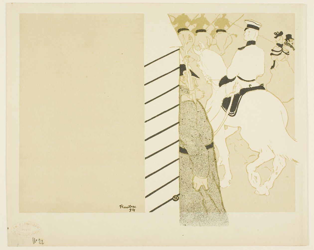 Skydd för Babylon of Germany av Henri de Toulouse-Lautrec