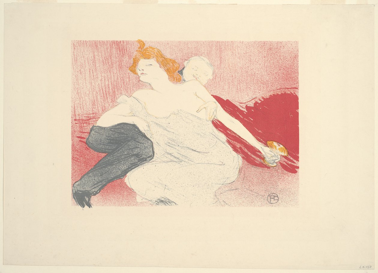 Debauchery (andra plattan) av Henri de Toulouse-Lautrec