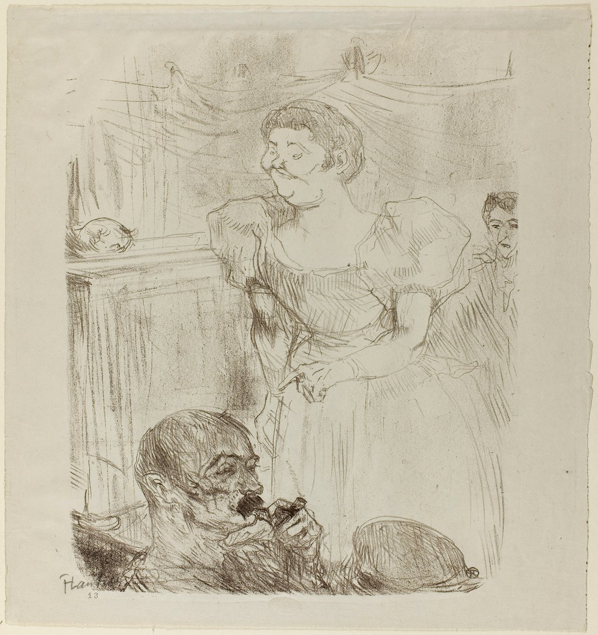 Di ti Fellow, engelsk sångare i en café-konsert av Henri de Toulouse-Lautrec