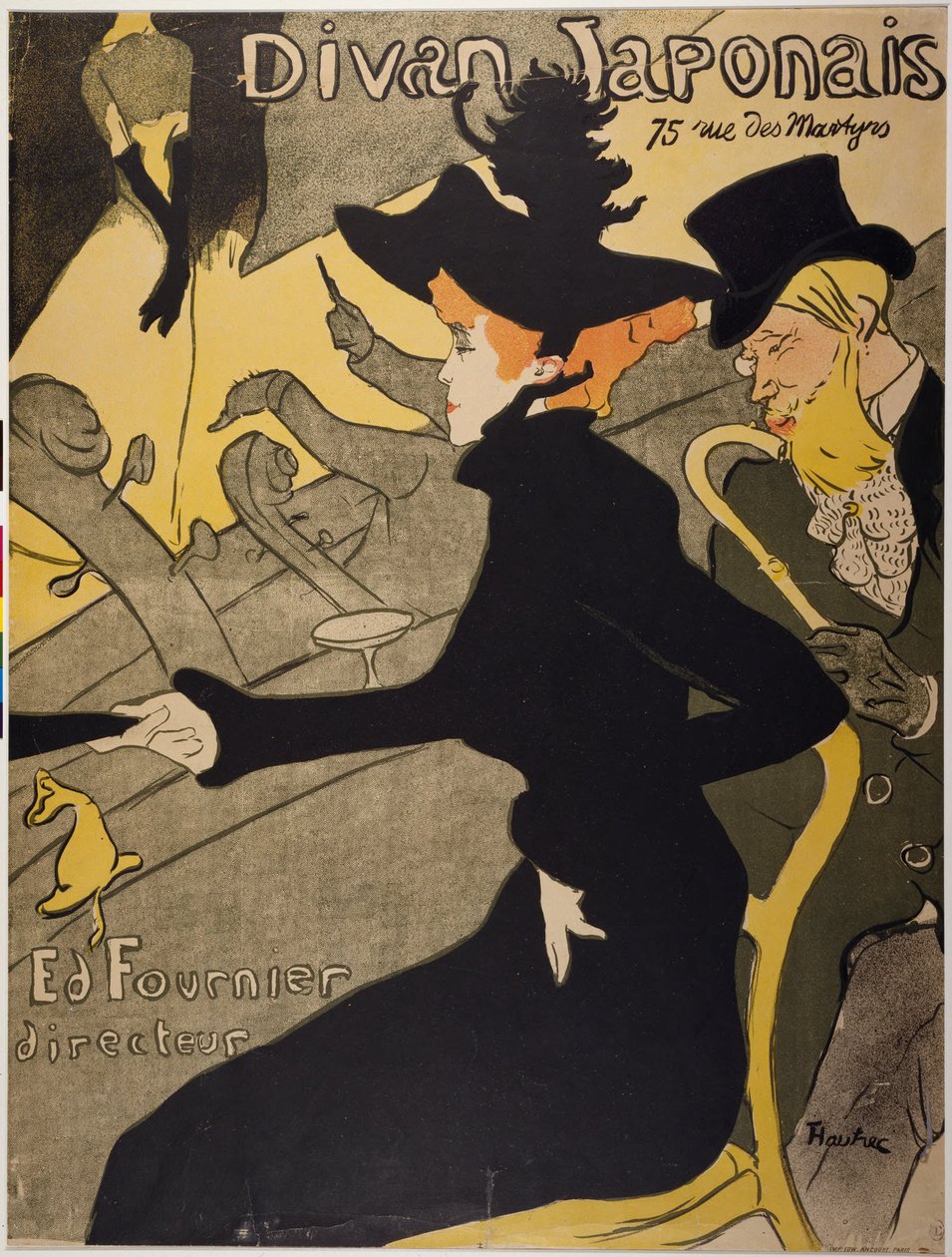 Divan Japonais av Henri de Toulouse-Lautrec