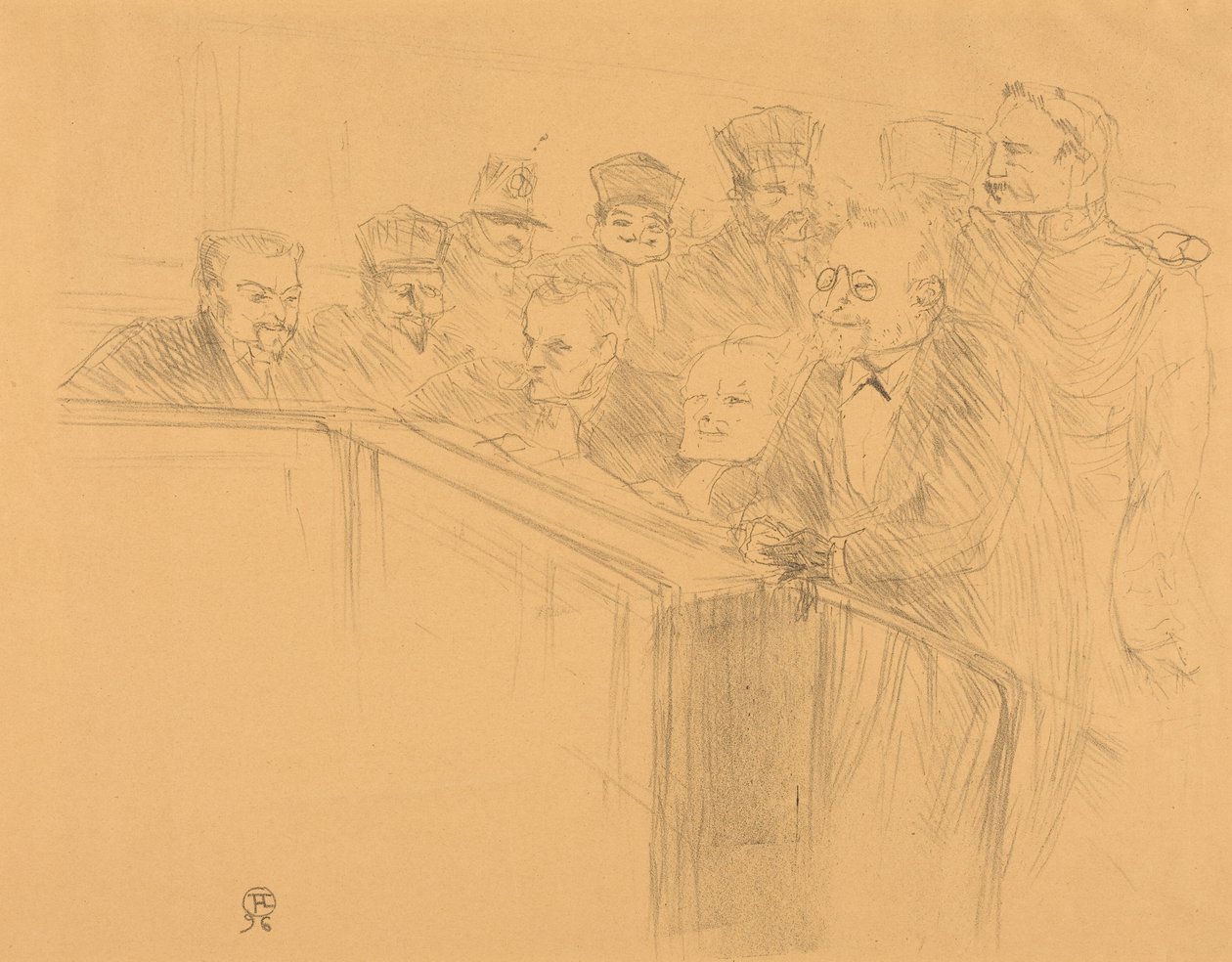 Dupas-utlåtande (Dupas-utlåtande) av Henri de Toulouse-Lautrec