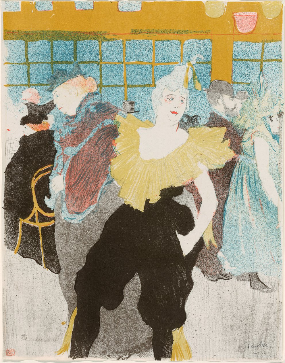 Elles: Clownessan av Henri de Toulouse-Lautrec