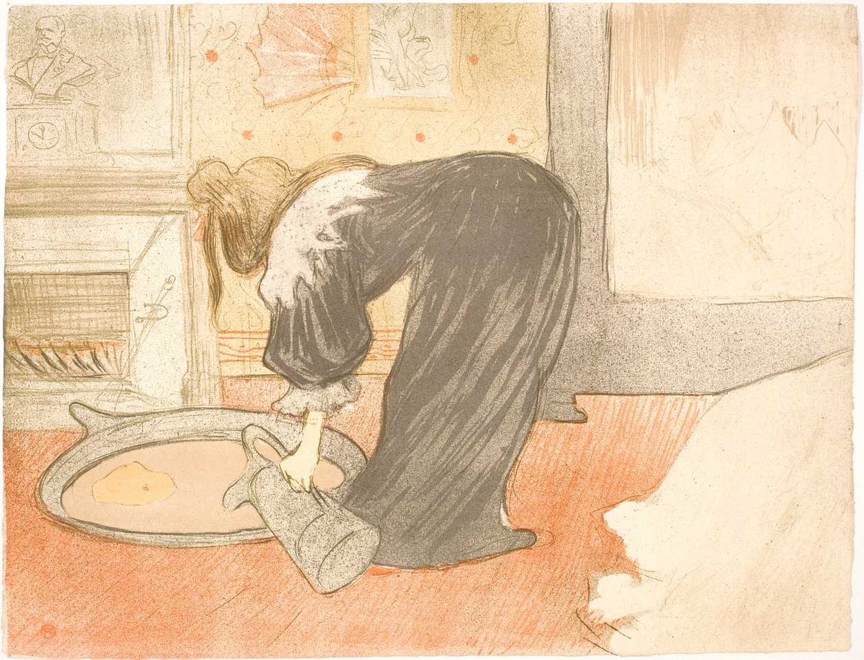 Kvinna i badkar av Henri de Toulouse-Lautrec