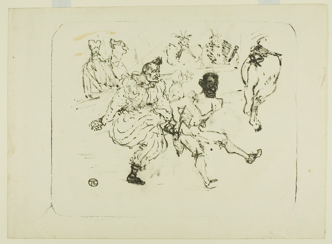 Footit och Chocolat av Henri de Toulouse-Lautrec