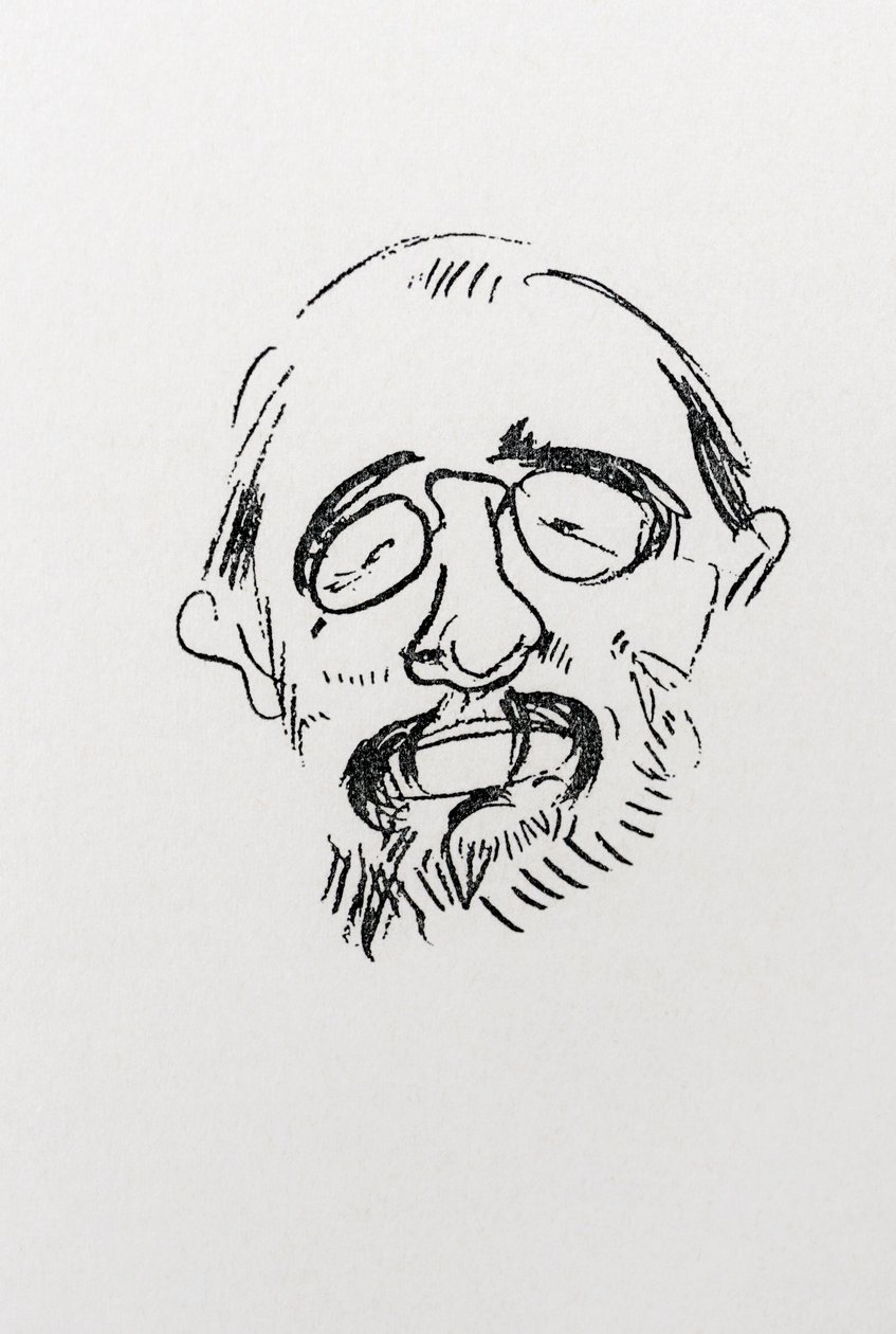 Henri Toulouse-Lautrec. Självporträtt. av Henri de Toulouse Lautrec