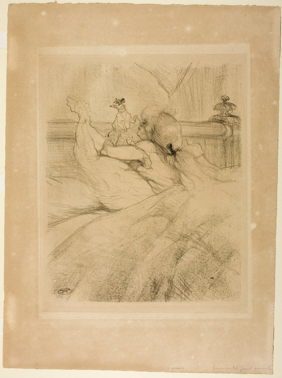 I sängen av Henri de Toulouse-Lautrec