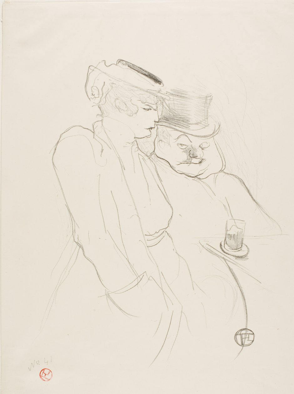 I Fyrtioårsåldern av Henri de Toulouse-Lautrec