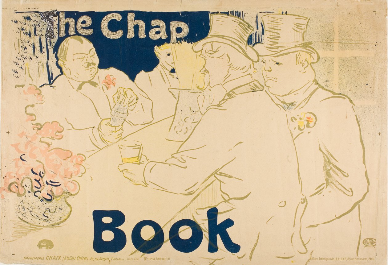 Irish and American Bar, Rue Royale—The Chap Book av Henri de Toulouse-Lautrec