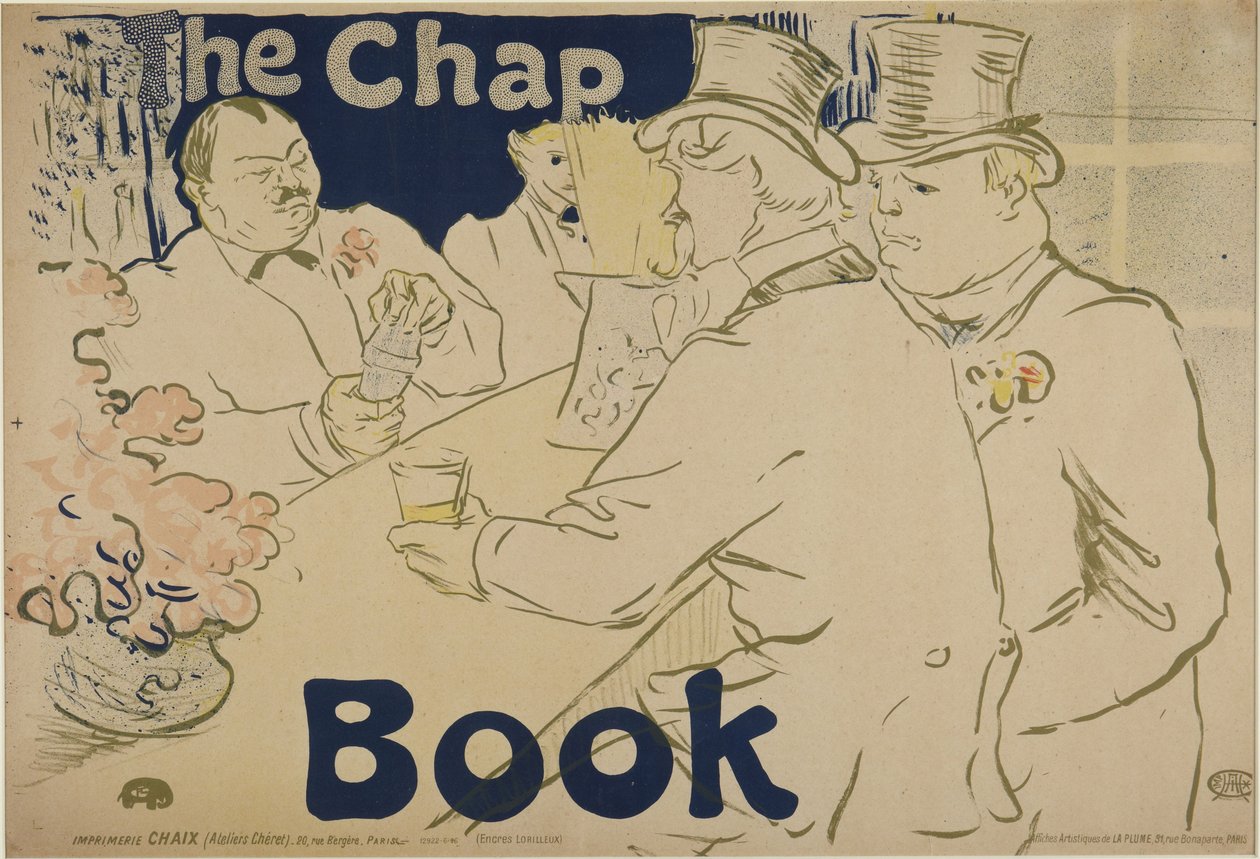 Irish and American Bar, Rue Royale – ”The Chapbook” av Henri de Toulouse-Lautrec