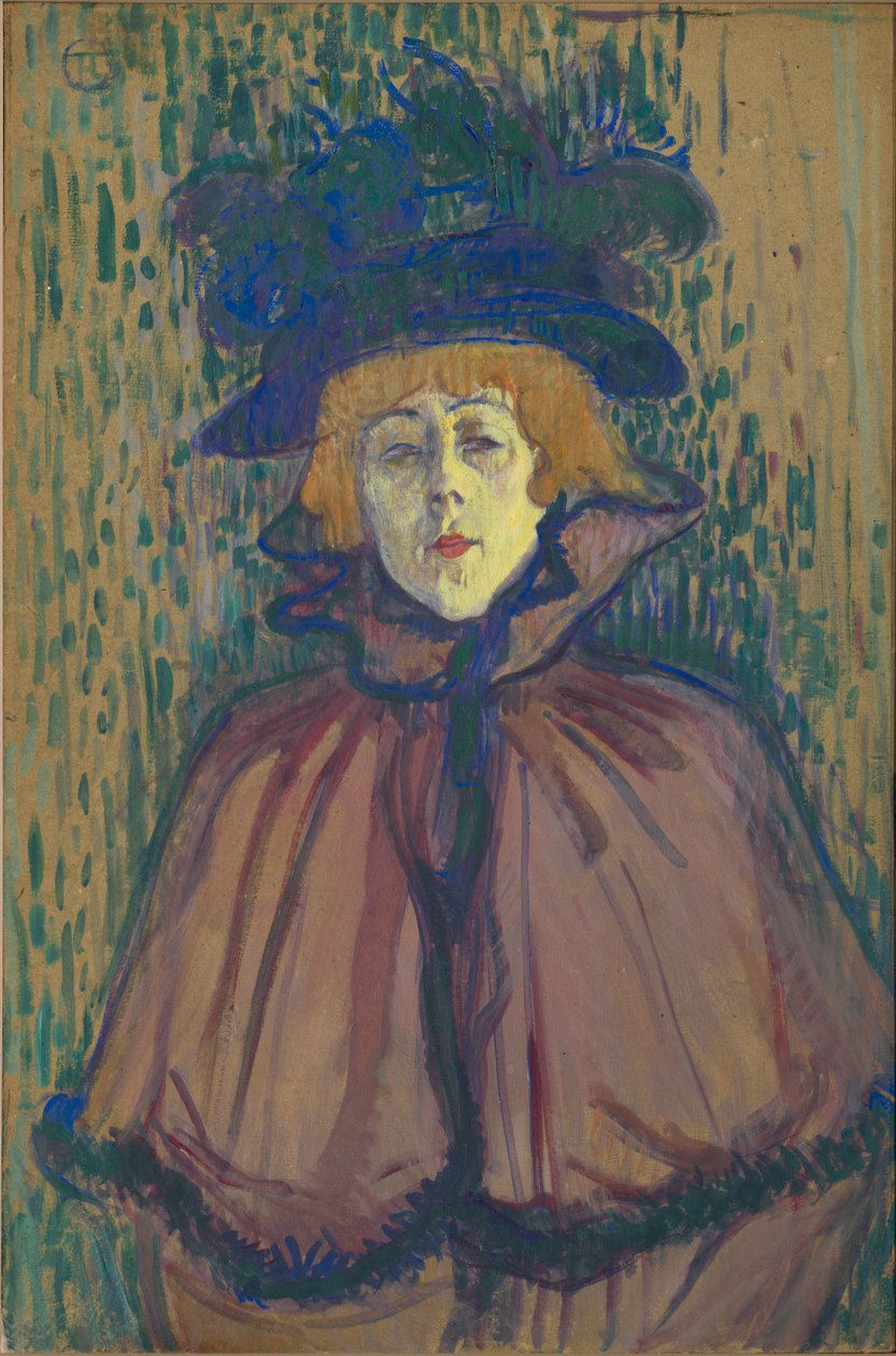 Jane Avril av Henri de Toulouse-Lautrec