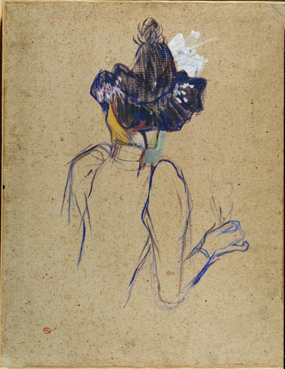 Jane Avril, tillbakablick av Henri de Toulouse-Lautrec