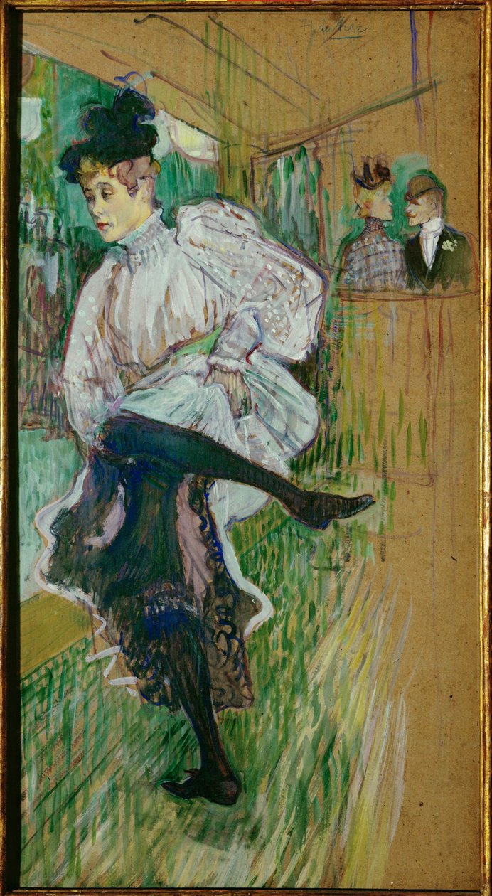Jane Avril dansar av Henri de Toulouse-Lautrec