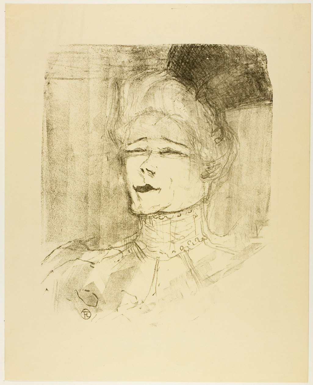 Treize Lithographysswedish の Jeanne Granier av Henri de Toulouse-Lautrec
