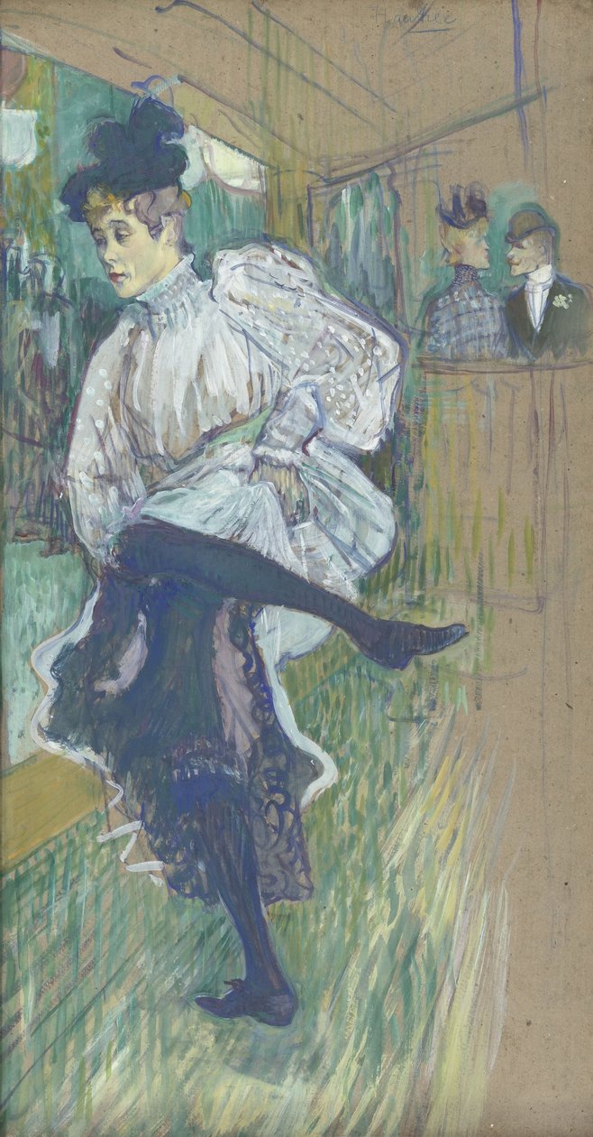 Jeanne April dansar av Henri de Toulouse-Lautrec