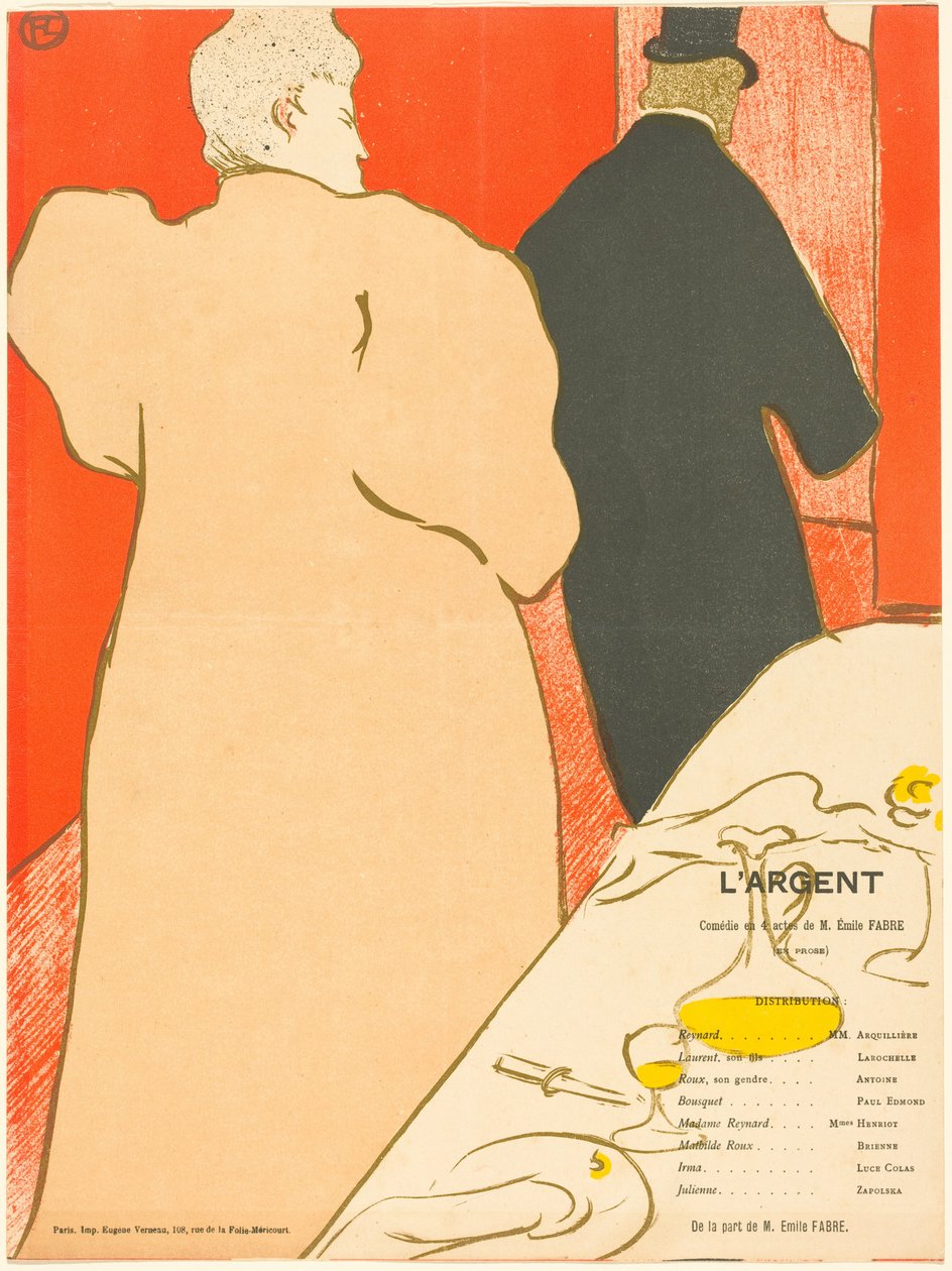 Das Geld av Henri de Toulouse-Lautrec