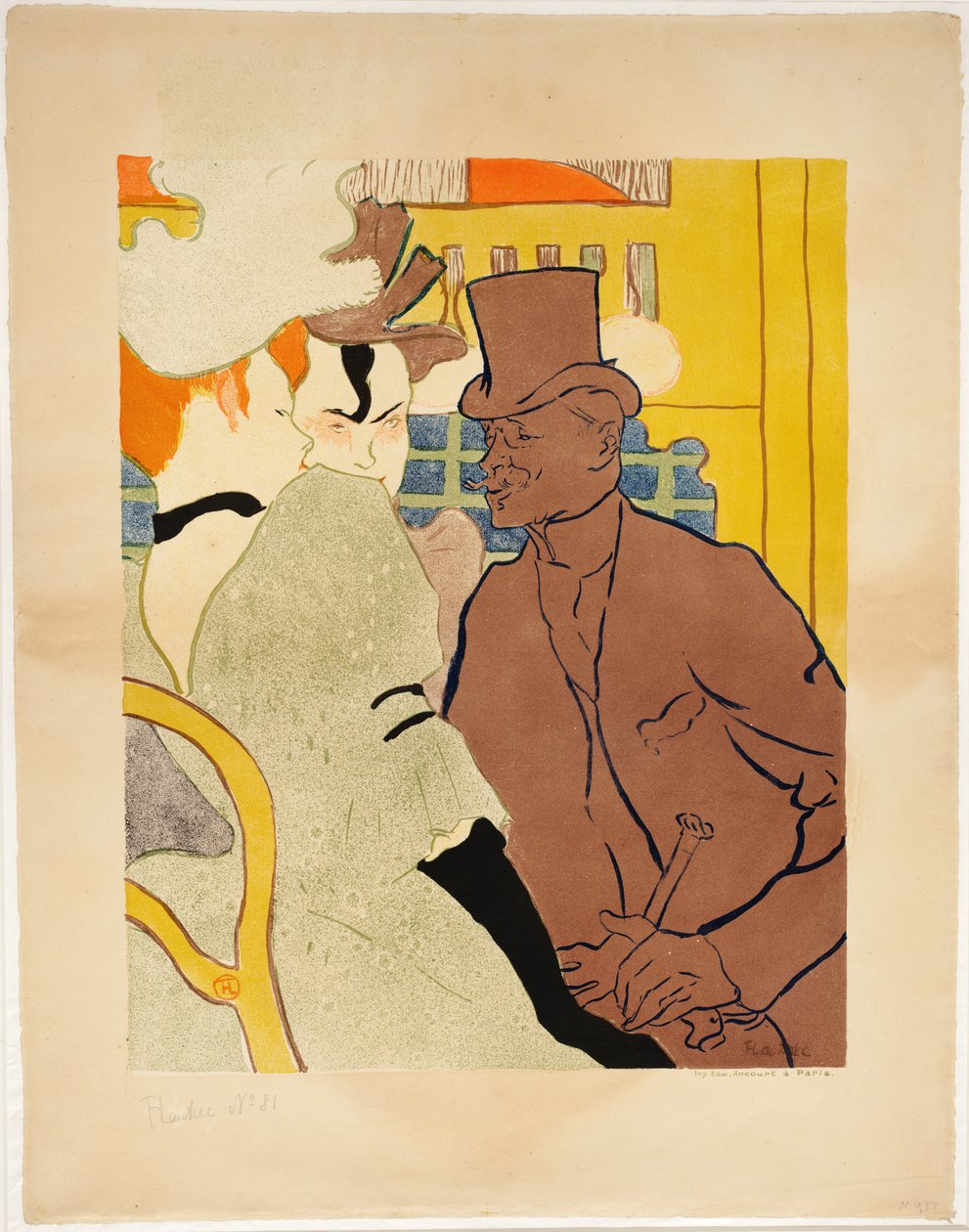 Engelska på Moulin Rouge av Henri de Toulouse-Lautrec