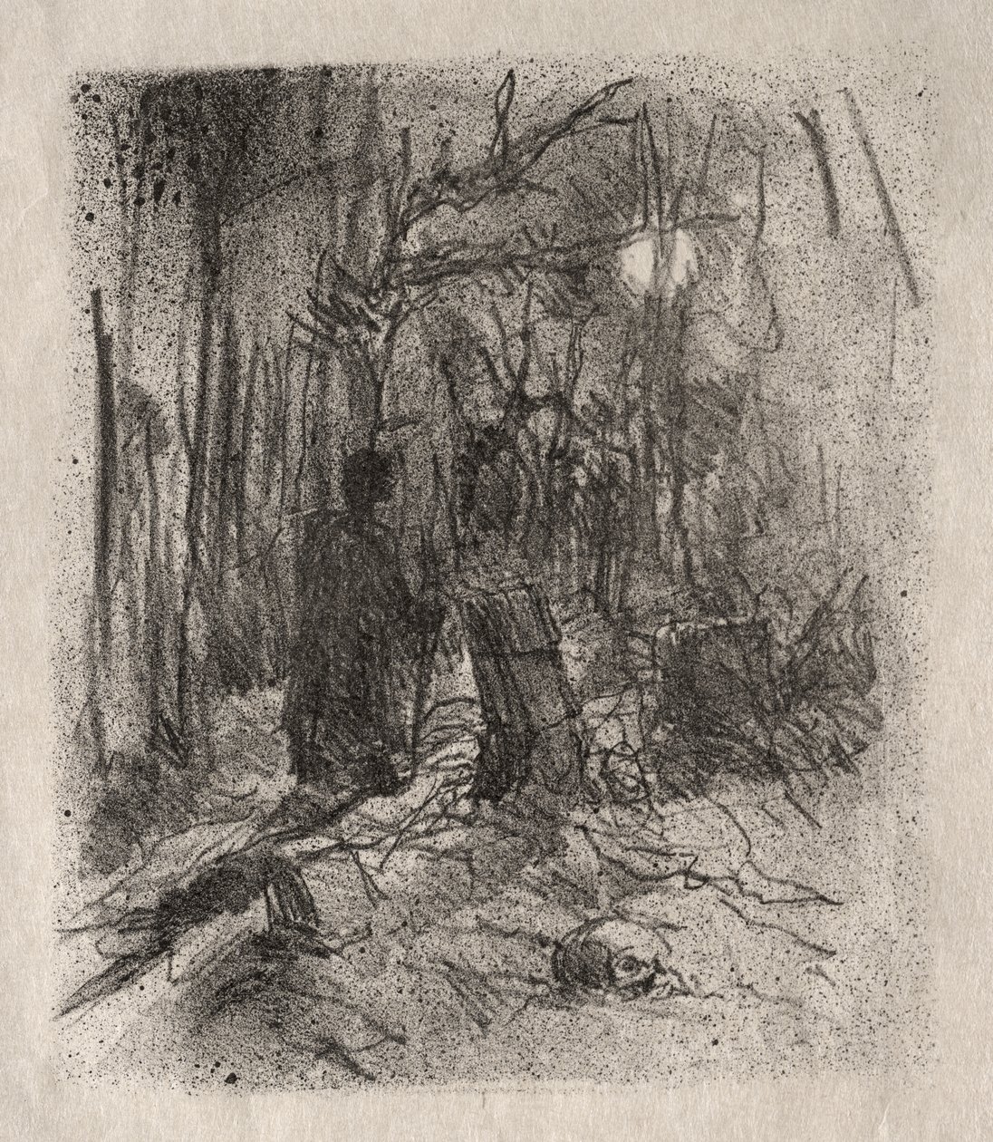 Busk kyrkogård av Henri de Toulouse-Lautrec