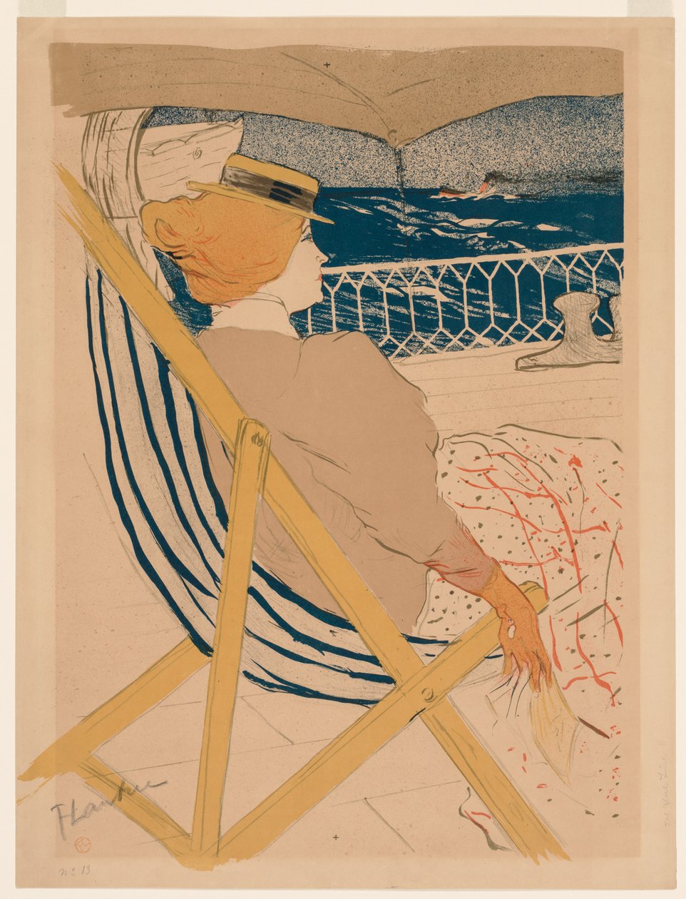 Passageraren på 54 av Henri de Toulouse-Lautrec