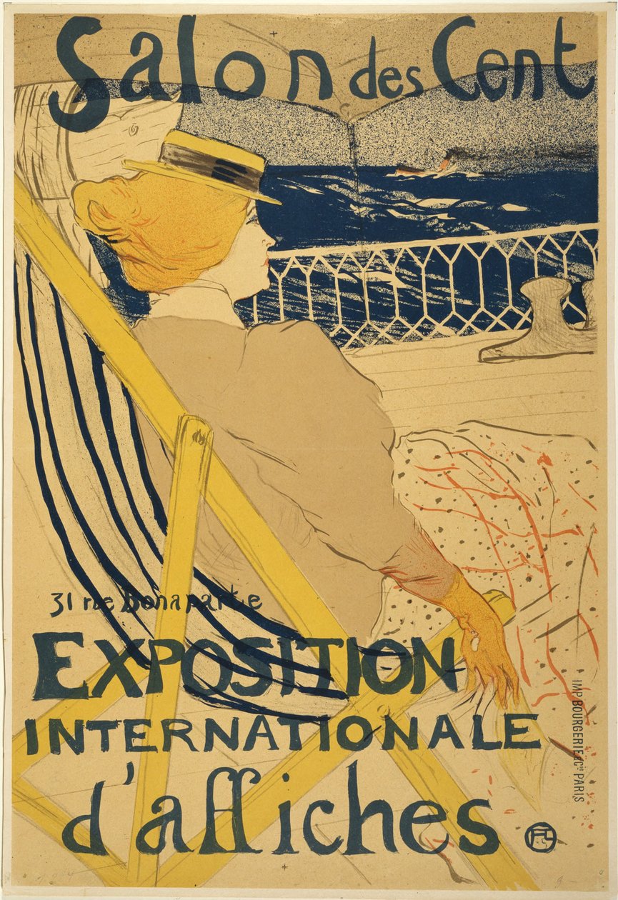 Passageraren på 54 eller En tur med yacht av Henri de Toulouse-Lautrec
